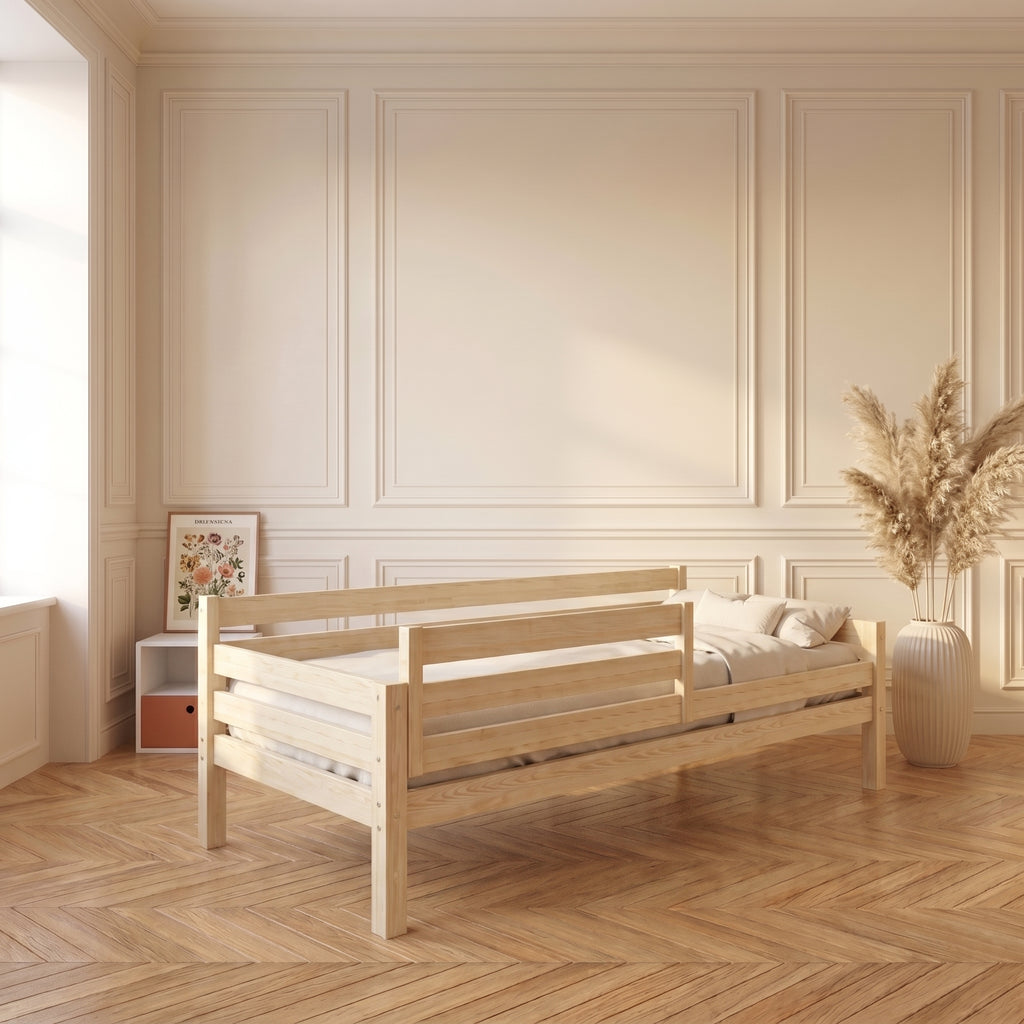 Lit enfant LENI 90x190 cm en bois massif certifié FSC
