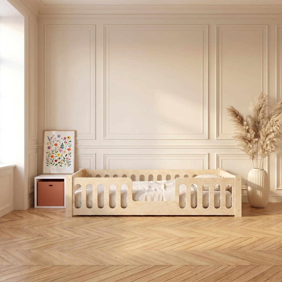Lit superposé PABLO dans une chambre d'enfant partagée par deux enfants