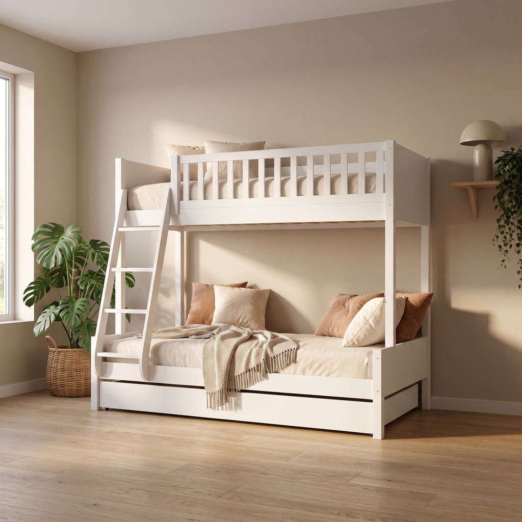 Lit superposé familial SCOTT – Blanc