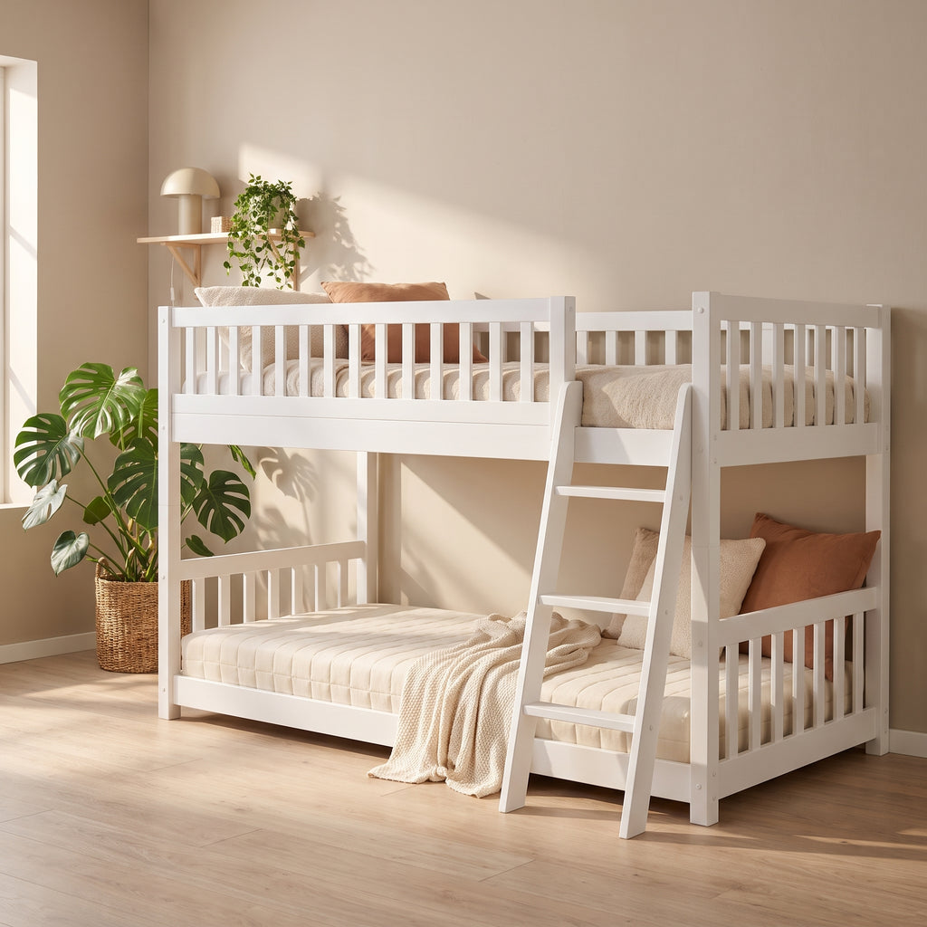 Lit superposé enfant MAX – Pin massif naturel, évolutif