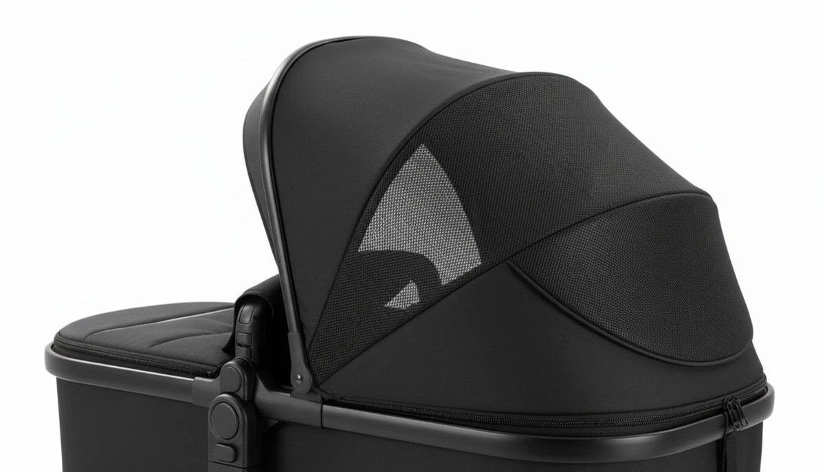 Poussette Trio 3 en 1 Monoora Manta - Pack Complet avec Nacelle & Cosse - Tout Terrain & Légère (9,5kg)