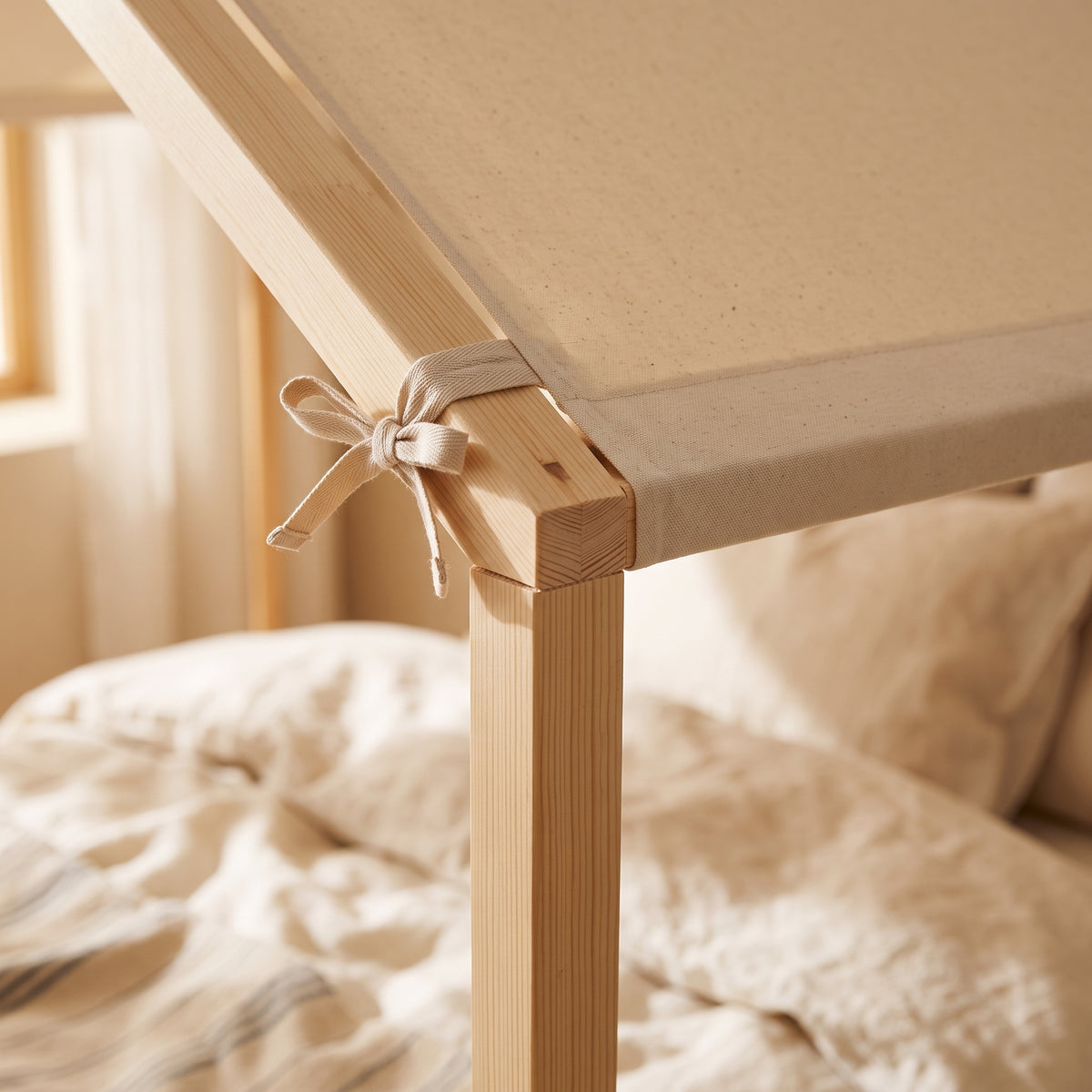 Lit Cabane MOANA 90x200 - Toit en Toile