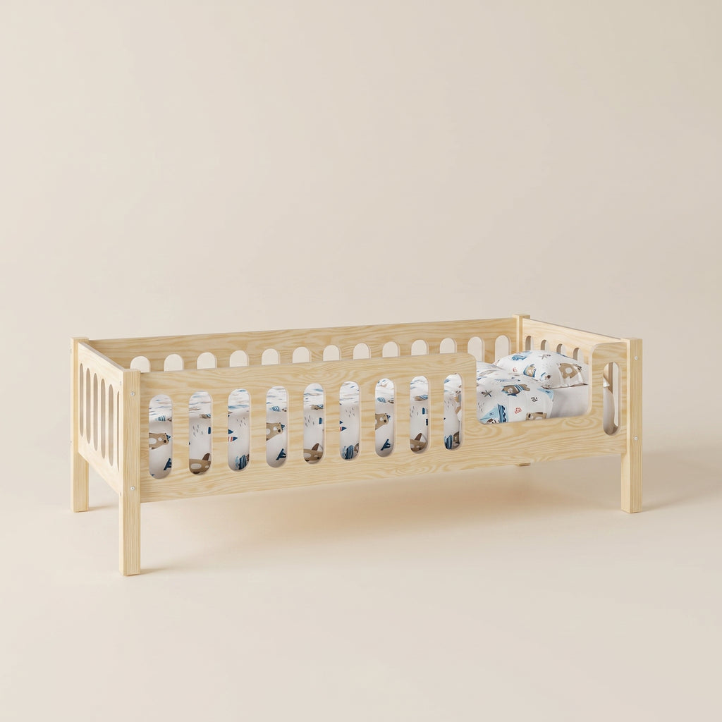 Lit Montessori TAO 90x190 cm en pin massif certifié FSC