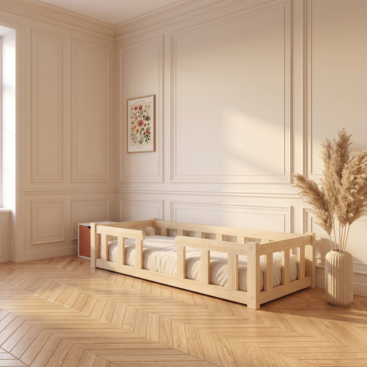 Fenêtres rectangulaires des barrières du lit Montessori MALO