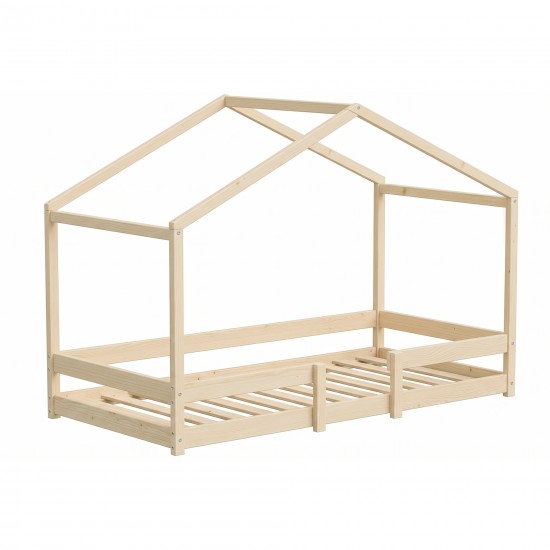 Lit Cabane INDIANA 90x190 + Sommier Inclus