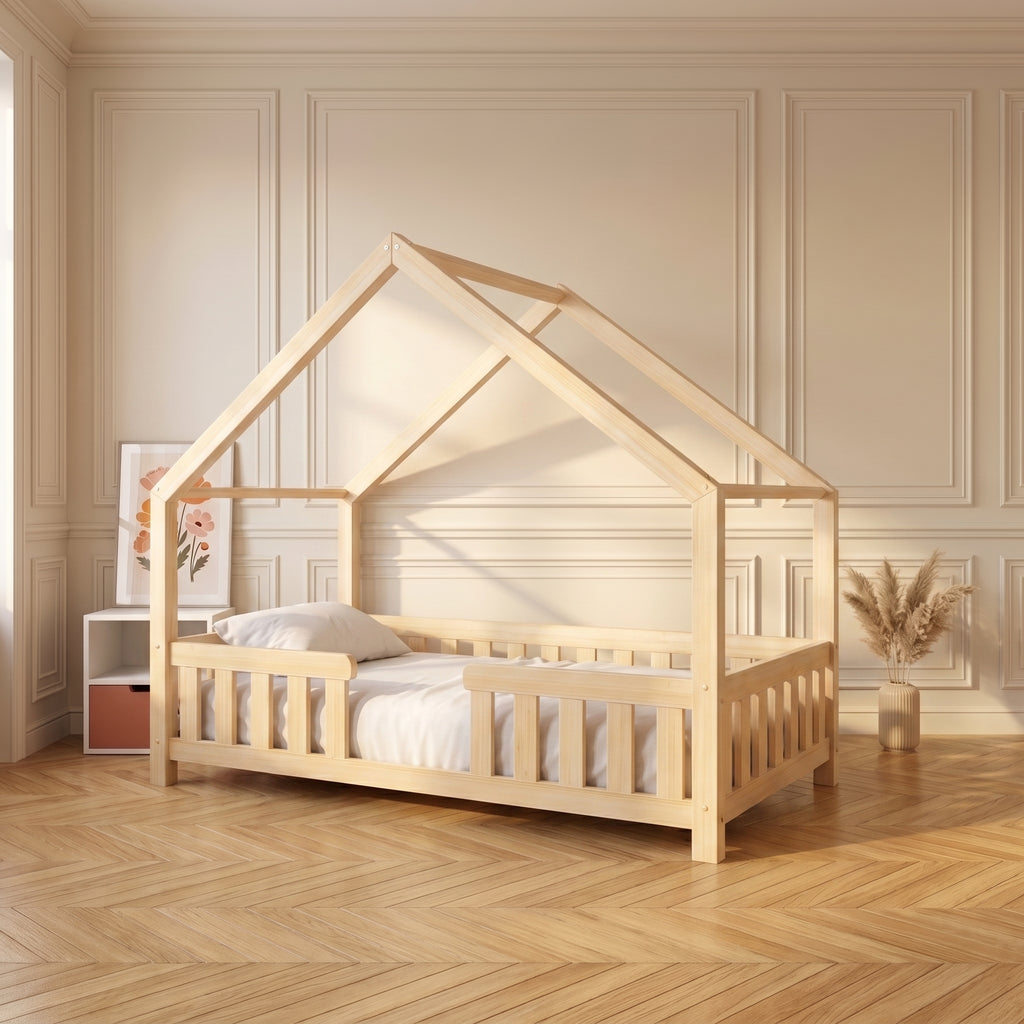 Barrière à barreaux du lit cabane TALO, couchage bas