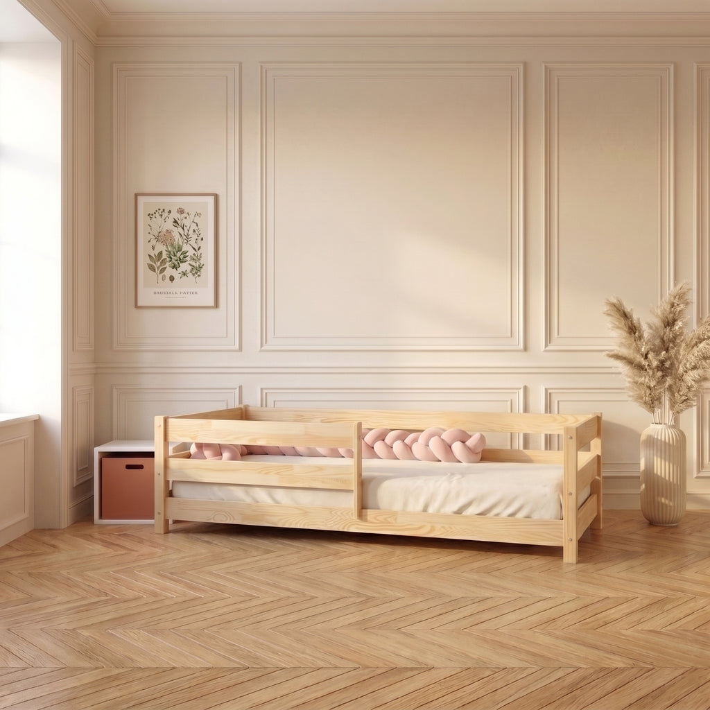 Lit Montessori NOHA 90x190 cm en pin massif certifié FSC